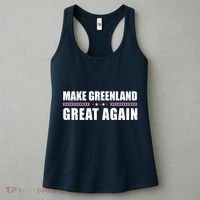 Make Greenland Great Again Funny Trump Women's Tank Top thumb 3