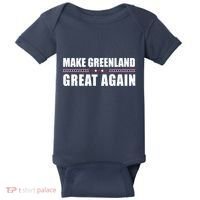 Make Greenland Great Again Funny Trump Baby Bodysuit thumb 0