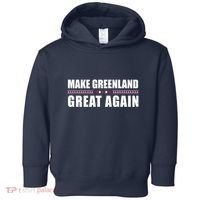Make Greenland Great Again Funny Trump Toddler Hoodie thumb 0