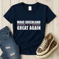 Make Greenland Great Again Funny Trump Women's T-Shirt thumb 3