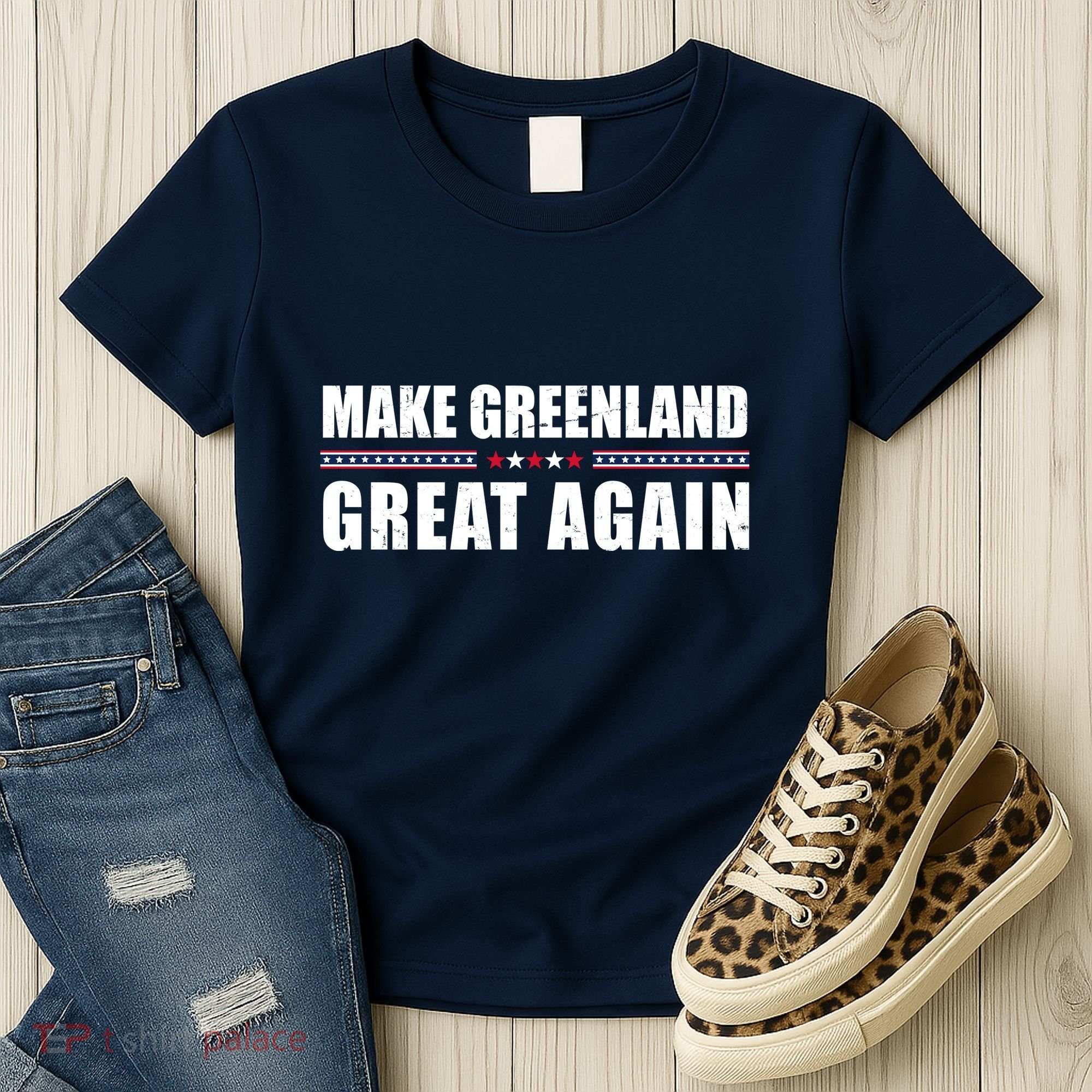 Make Greenland Great Again Funny Trump Women's T-Shirt