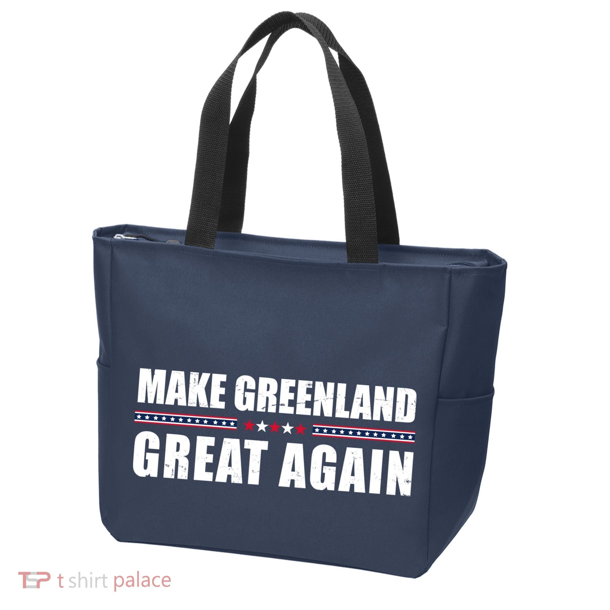 Make Greenland Great Again Funny Trump Tote Bag