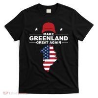 Make Greenland Great Again American Flag Trump T-Shirt thumb 0