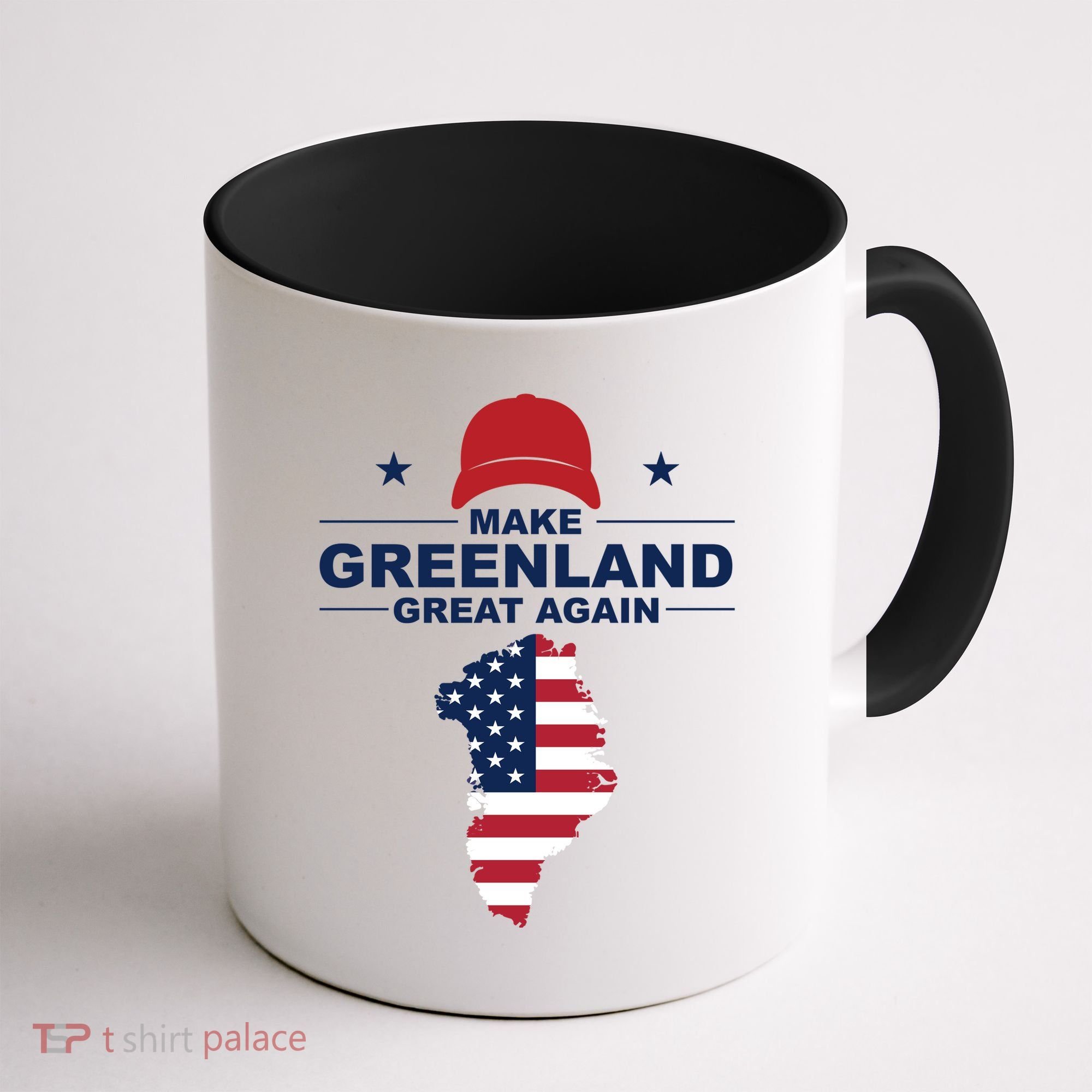Make Greenland Great Again American Flag Trump Coffee Mug