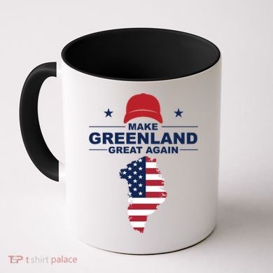 Make Greenland Great Again American Flag Trump Coffee Mug