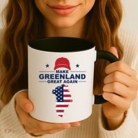Make Greenland Great Again American Flag Trump Coffee Mug thumb 3