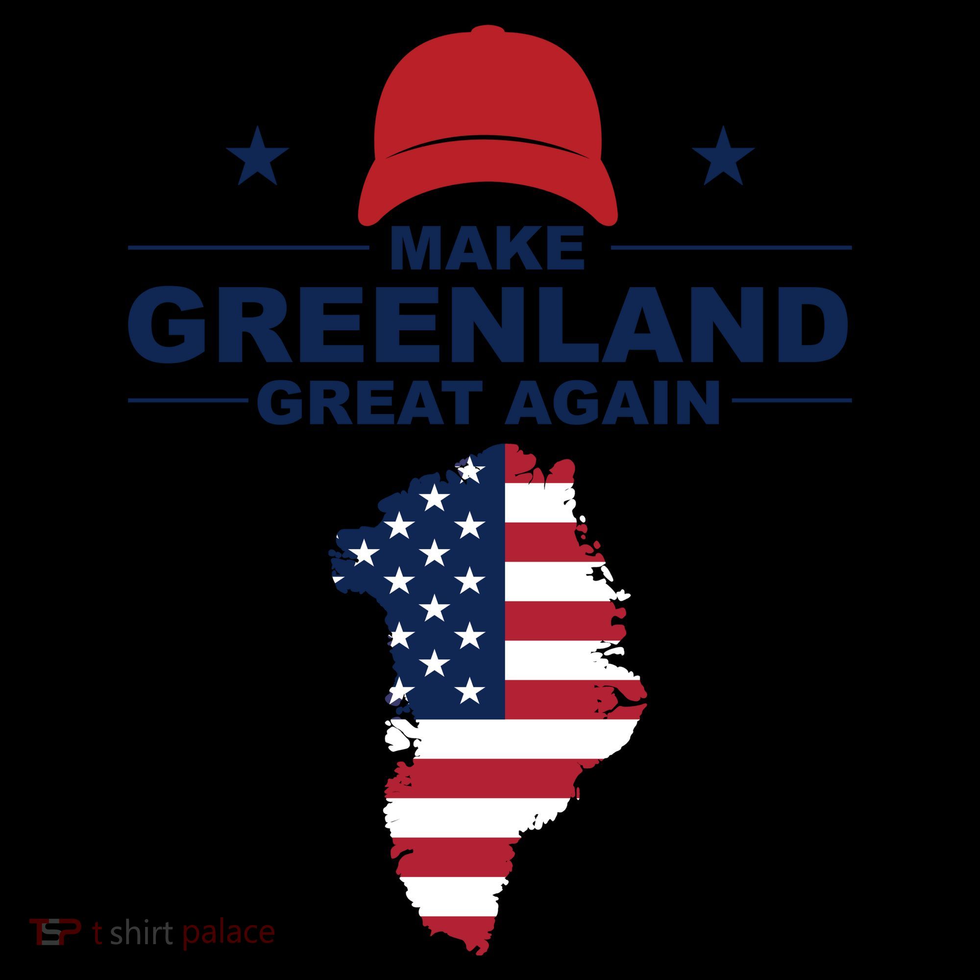 Make Greenland Great Again American Flag Trump Coffee Mug