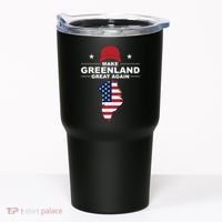 Make Greenland Great Again American Flag Trump Tumbler thumb 0