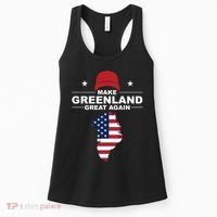 Make Greenland Great Again American Flag Trump Women's Tank Top thumb 0