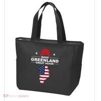 Make Greenland Great Again American Flag Trump Tote Bag thumb 3