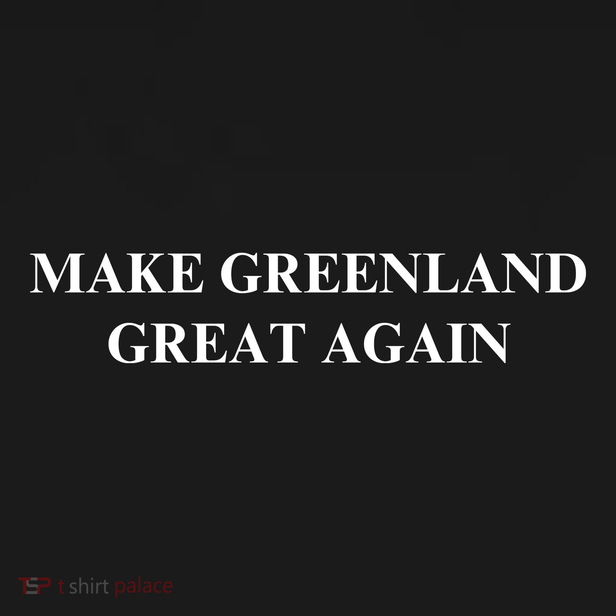 Make Greenland Great Again Green Trump Meme Doggie Tank