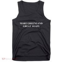 Make Greenland Great Again Green Trump Meme Tank Top thumb 0