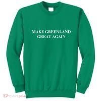 Make Greenland Great Again Green Trump Meme Sweatshirt thumb 0