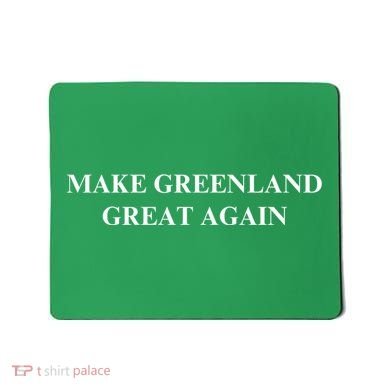Make Greenland Great Again Green Trump Meme Mousepad