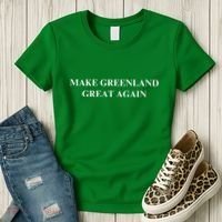 Make Greenland Great Again Green Trump Meme Women's T-Shirt thumb 3