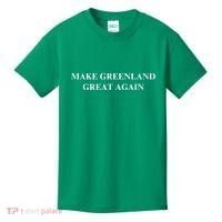 Make Greenland Great Again Green Trump Meme Kids T-Shirt thumb 0
