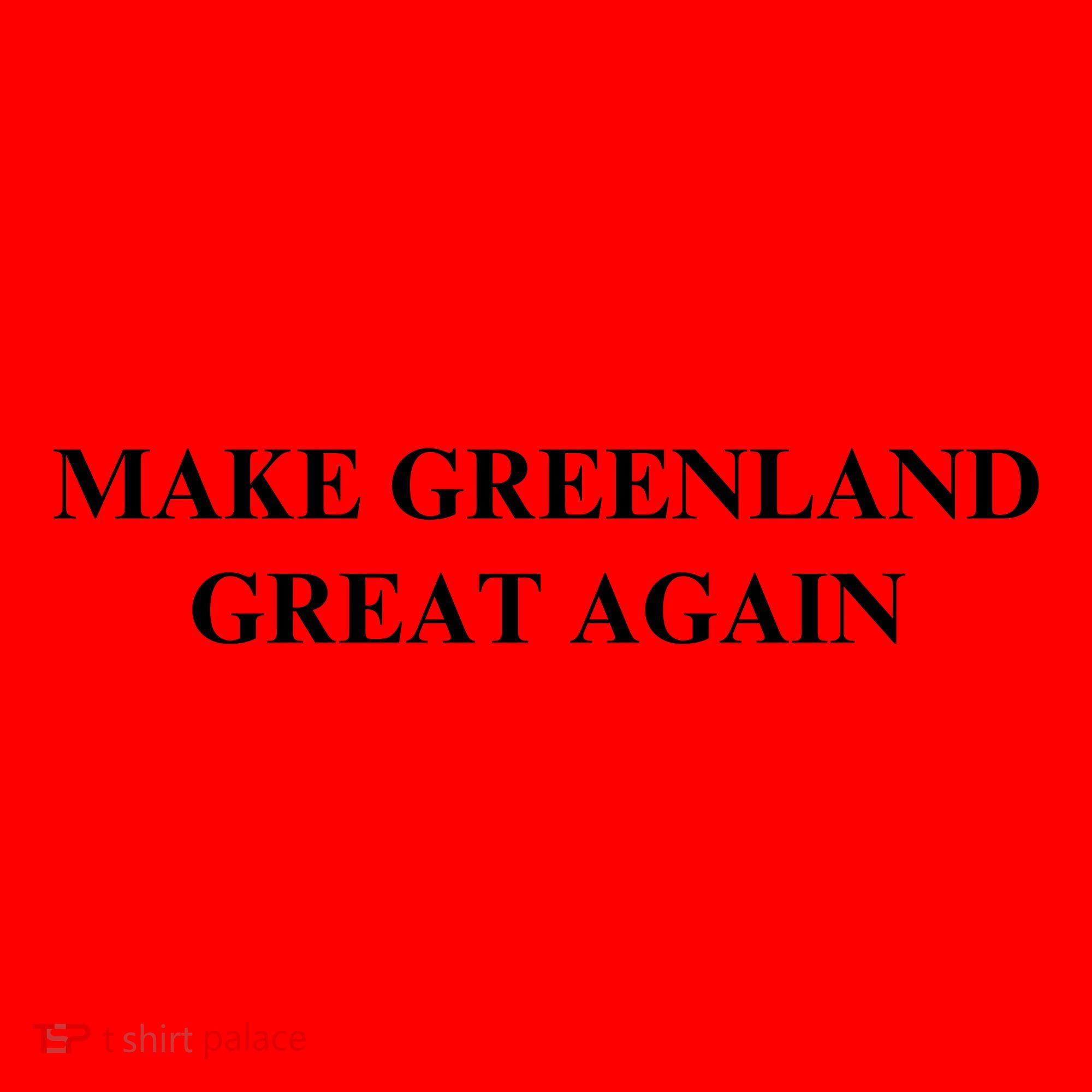 Make Greenland Great Again Green Trump Meme Santa Hat