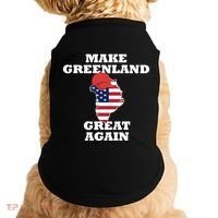 Make Greenland Great Again American Flag Doggie Tank thumb 0