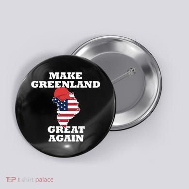 Make Greenland Great Again American Flag Button
