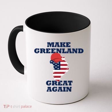 Make Greenland Great Again American Flag Coffee Mug