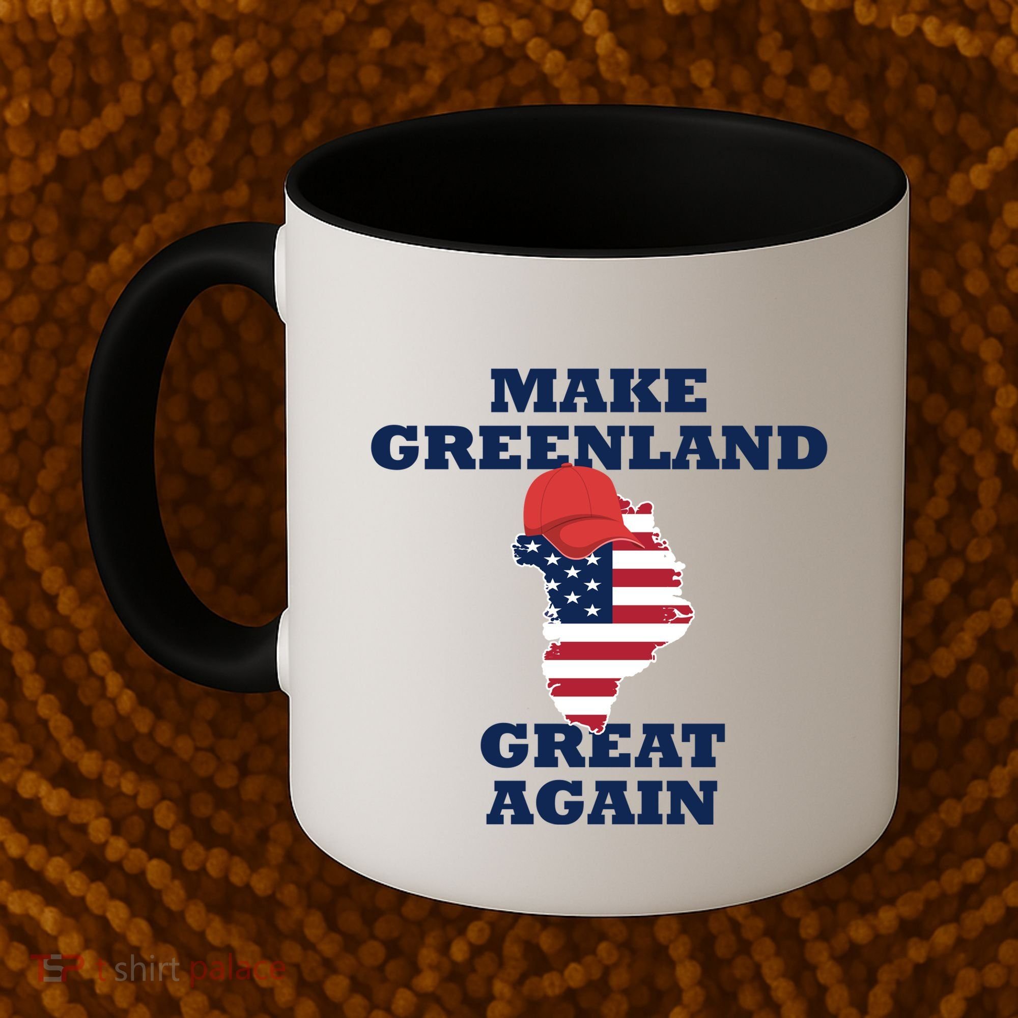 Make Greenland Great Again American Flag Coffee Mug