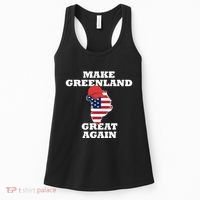 Make Greenland Great Again American Flag Women's Tank Top thumb 0
