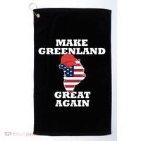 Make Greenland Great Again American Flag Golf Towel thumb 0