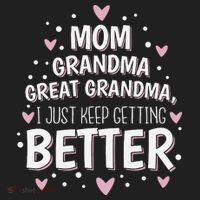 Mom Grandma Great Grandma, I Just Keep Getting Better Beanie thumb 2