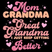 Mom Grandma Great Grandma I Just Keep Getting Better Gift Women's Hoodie thumb 2