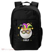 Mardi Gras Golf Costume Mardi Gras Jester Hat Golf Lover Backpack thumb 0