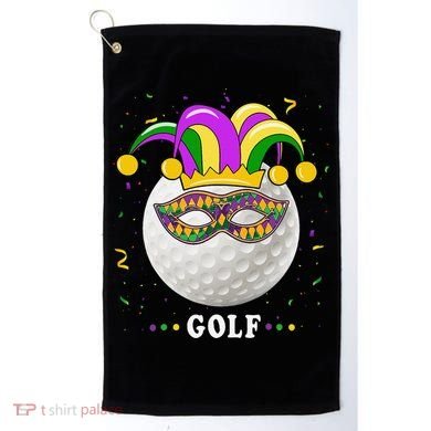 Mardi Gras Golf Costume Mardi Gras Jester Hat Golf Lover Golf Towel