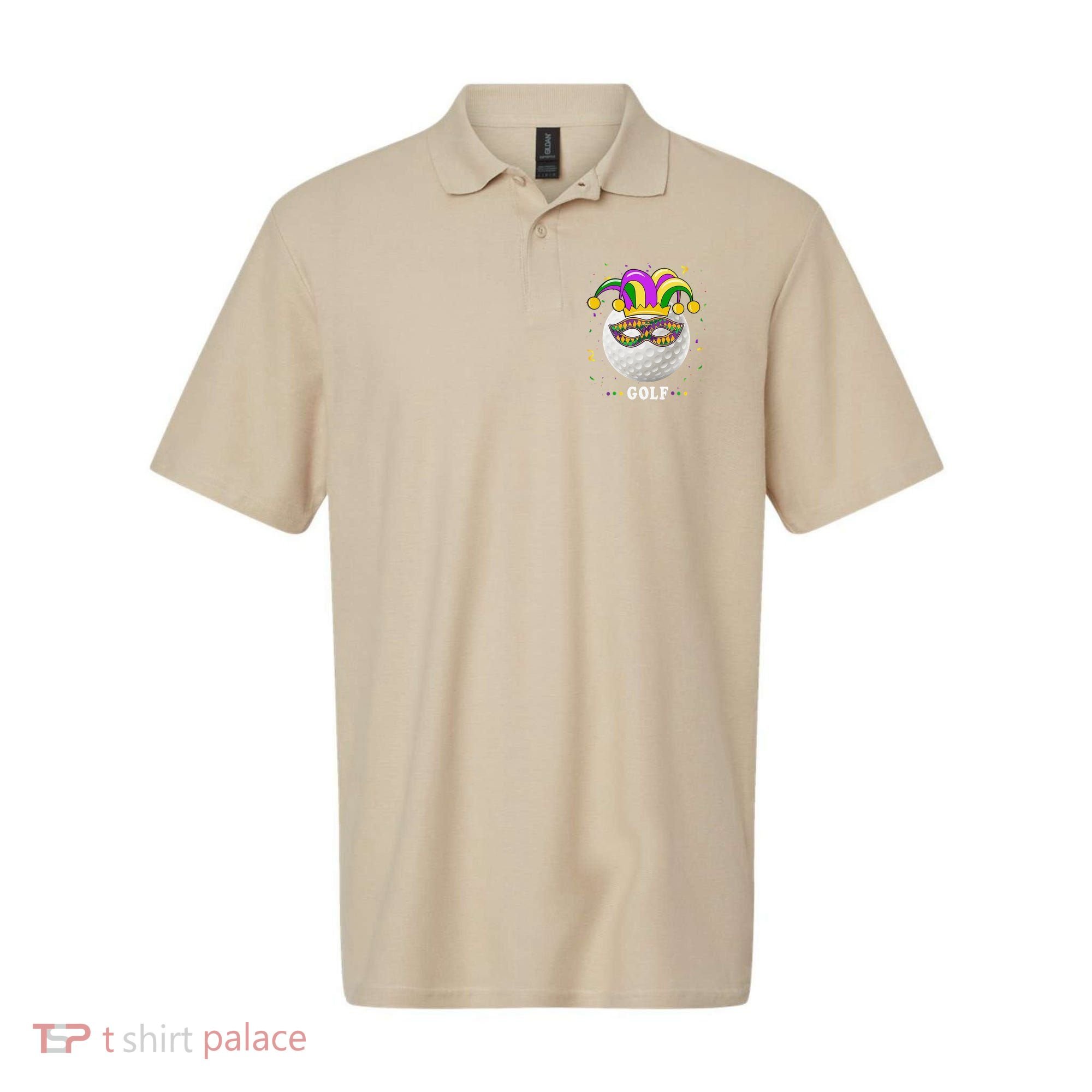 Mardi Gras Golf Costume Mardi Gras Jester Hat Golf Lover Polo