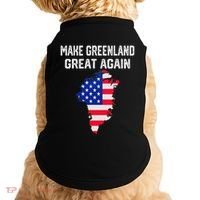 Make Greenland Great Again American Flag Usa Doggie Tank thumb 0