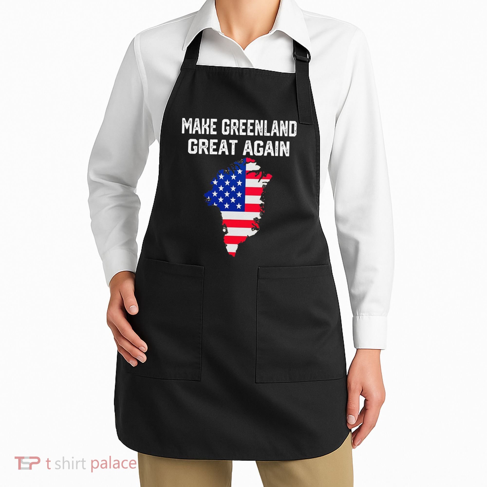 Make Greenland Great Again American Flag Usa Apron