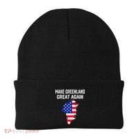 Make Greenland Great Again American Flag Usa Beanie thumb 0