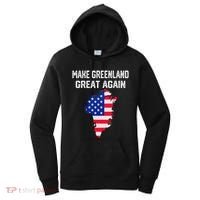 Make Greenland Great Again American Flag Usa Women's Hoodie thumb 0