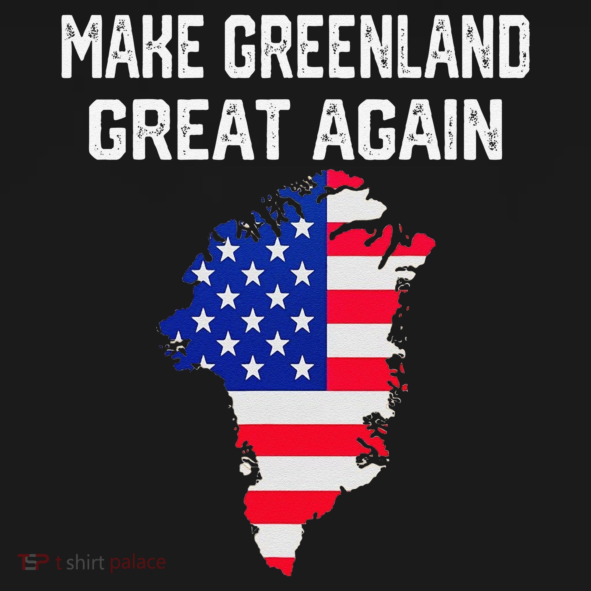 Make Greenland Great Again American Flag Usa Women's Hoodie