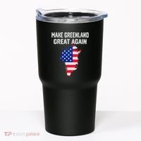Make Greenland Great Again American Flag Usa Tumbler thumb 0