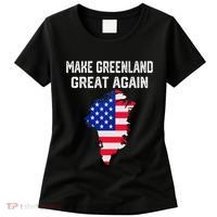 Make Greenland Great Again American Flag Usa Women's T-Shirt thumb 0