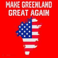 Make Greenland Great Again American Flag Usa Santa Hat thumb 1