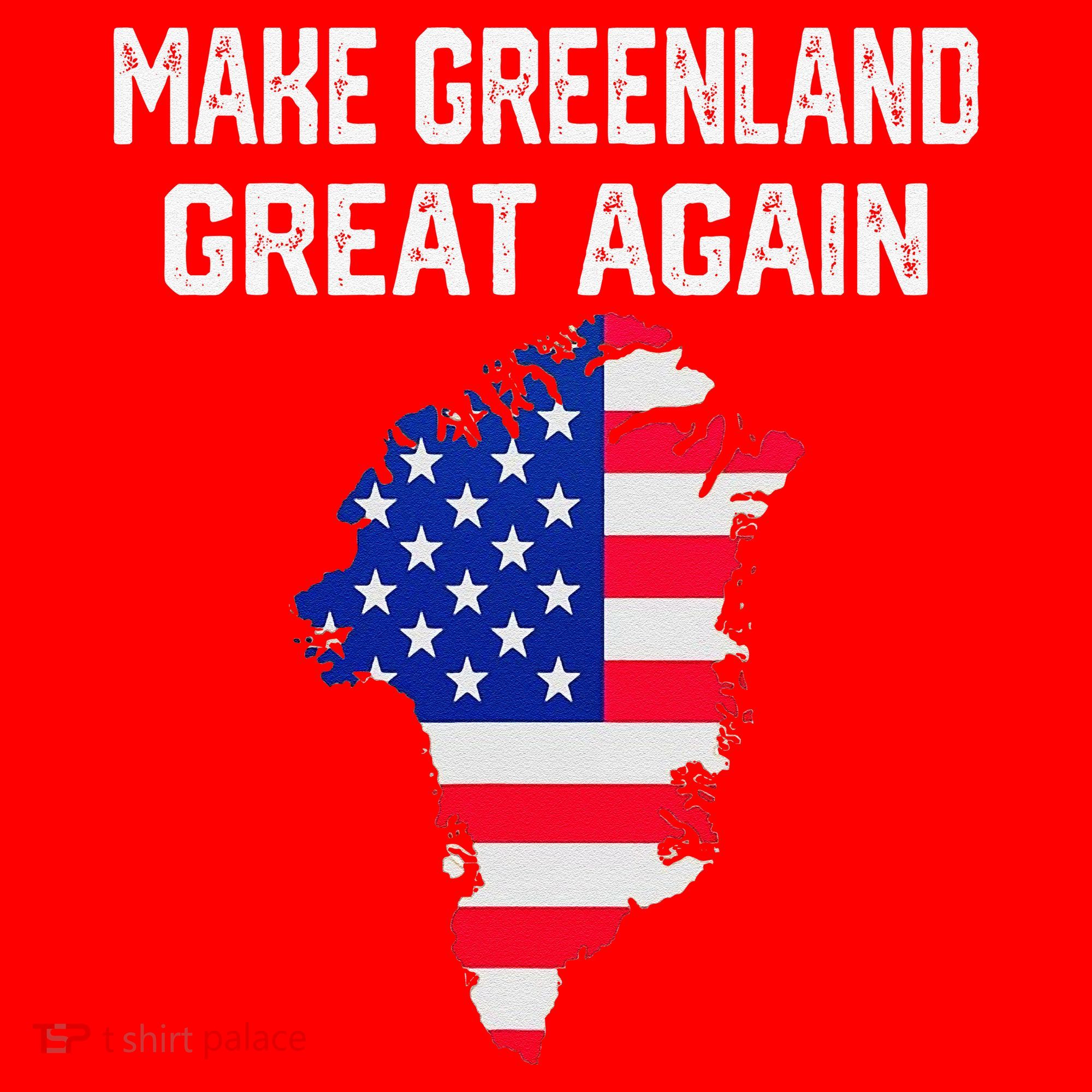 Make Greenland Great Again American Flag Usa Santa Hat