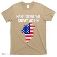 Make Greenland Great Again American Flag Usa T-Shirt thumb 0