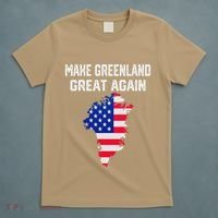 Make Greenland Great Again American Flag Usa T-Shirt thumb 5