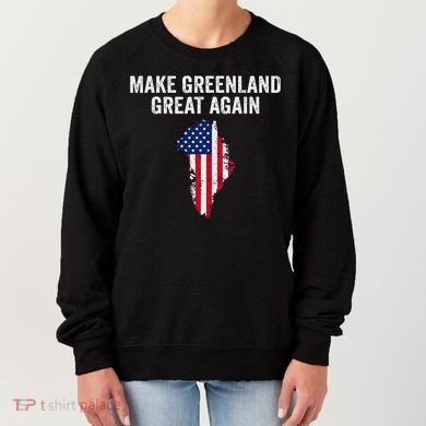 Make Greenland Great Again Trump Meme Gift Women's Sweatshirt