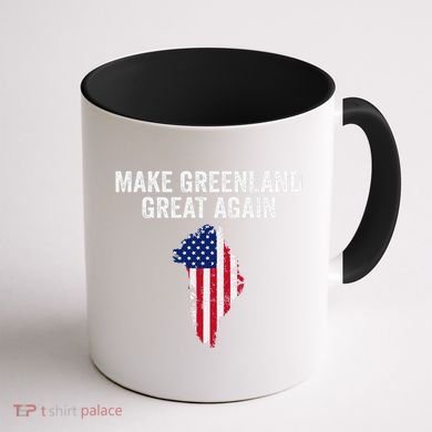 Make Greenland Great Again Trump Meme Gift Coffee Mug back