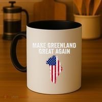 Make Greenland Great Again Trump Meme Gift Coffee Mug thumb 4