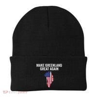 Make Greenland Great Again Trump Meme Gift Beanie thumb 0