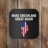 Make Greenland Great Again Trump Meme Gift Coaster thumb 0