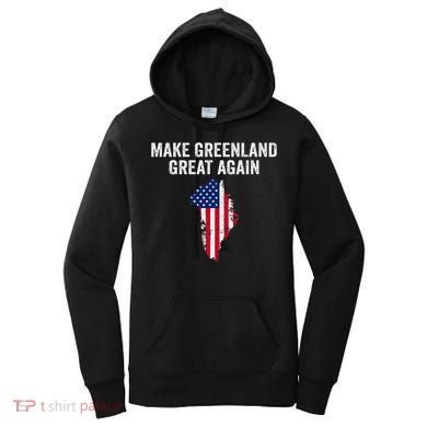 Make Greenland Great Again Trump Meme Gift Women's Hoodie