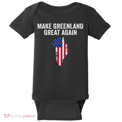 Make Greenland Great Again Trump Meme Gift Baby Bodysuit